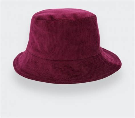 Plum Velvet Bucket Hat 